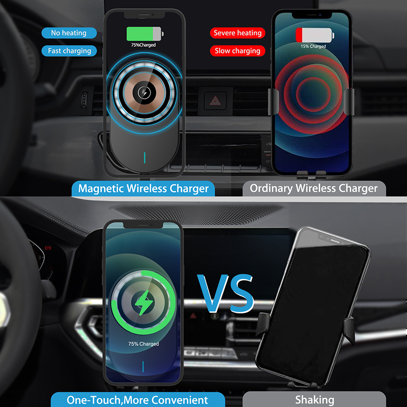 Transparent Magnetic Wireless Car Charger